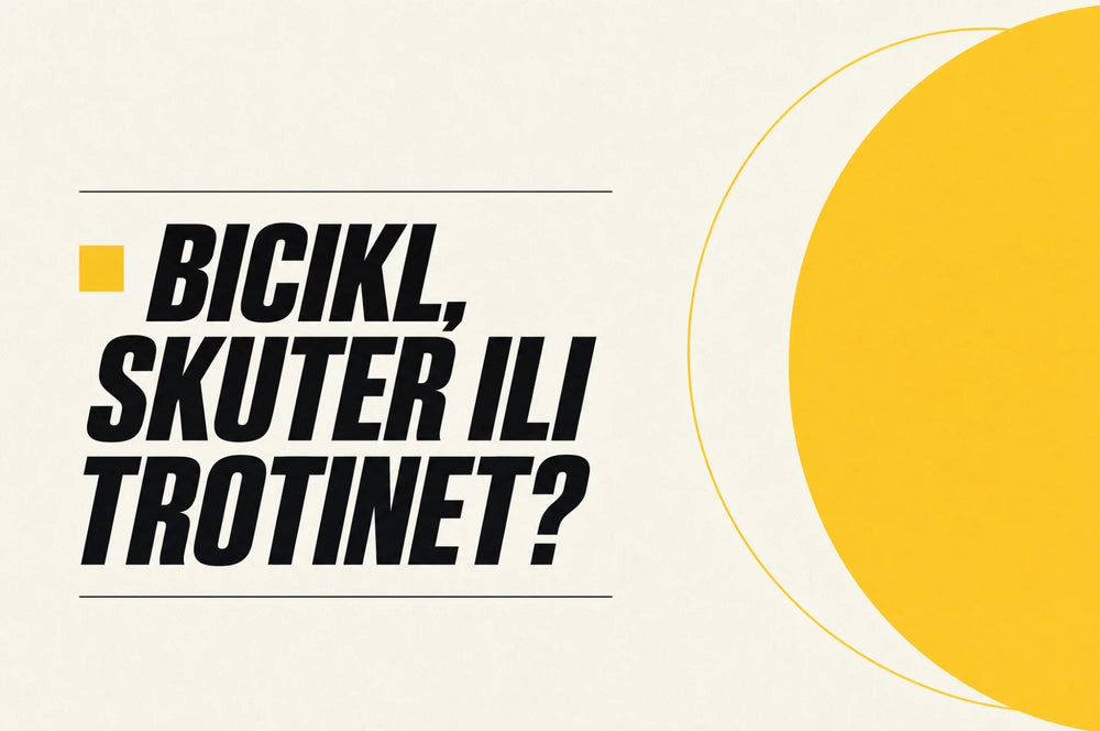 Električni bicikl, skuter ili trotinet: šta je bolje za tebe