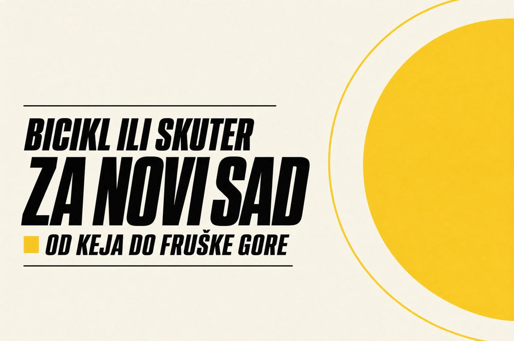 Električni bicikl i skuter za Novi Sad: od Keja do Fruške gore