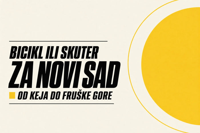 Električni bicikl i skuter za Novi Sad: od Keja do Fruške gore