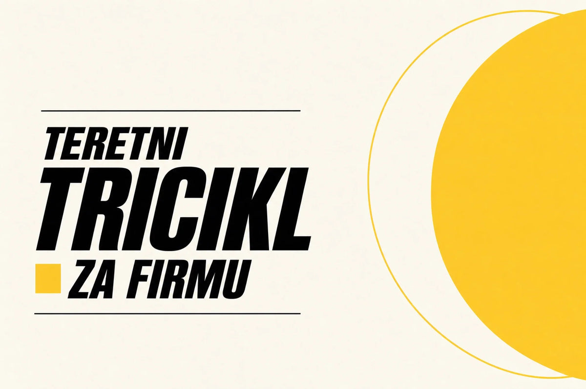 Električni teretni tricikl za firmu: Cargo Mini ili Cargo Plus i računica