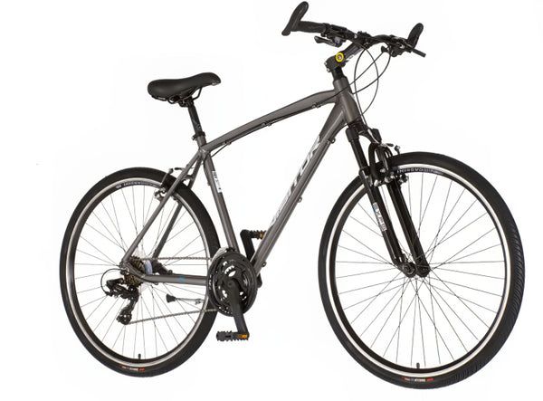 Bicikl tour visitor terra man 28" amortizer alu 21" v-brake  21 brzina 167-192cm (l/xl) sivi
