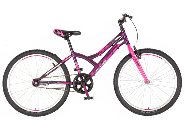 Bicikl junior 24 explorer spy 24" 13" v-brake kontra 132-155cm (xs) ljubičasti