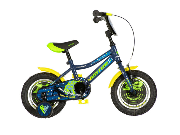 Bicikl kids visitor roboter 12" 8" v-brake  kontra 95-115cm (12") plavi perla
