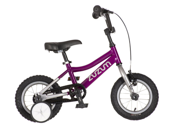 Bicikl kids zuzum  12" 8" v-brake kontra 95-115cm (12") ljubičasti uv