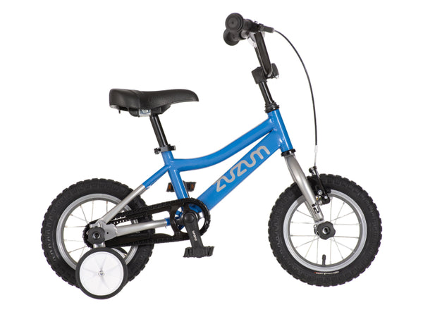 Bicikl kids zuzum 12" 8" v-brake  kontra 95-115cm (12") plavi sjaj uv