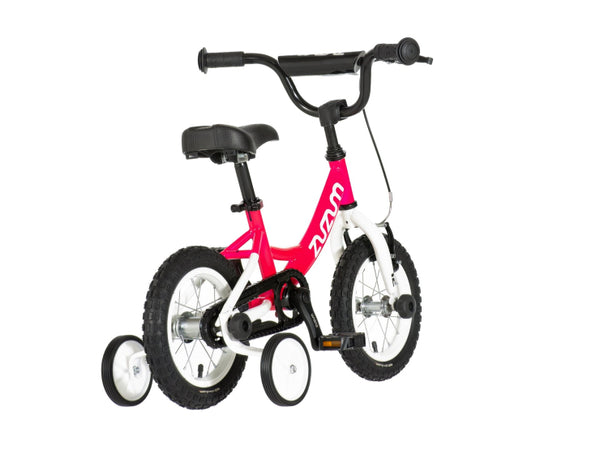 Bicikl kids zuzum neon 12" 7" v-brake  kontra 95-115cm (12") neon pink uv