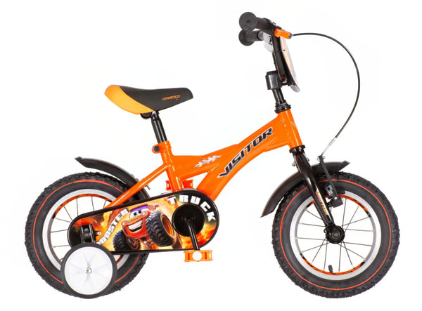 Bicikl kids visitor truck 12" 7" v-brake  kontra 95-115cm (12") neon narandžasti uv