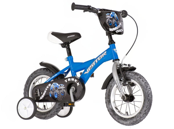 Bicikl kids visitor truck 12" 7" v-brake  kontra 95-115cm (12") plavi