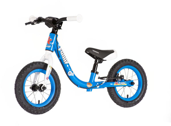 Bicikl kids visitor gur gur 12" alu 7" v-brake  95-115cm (12") plavi