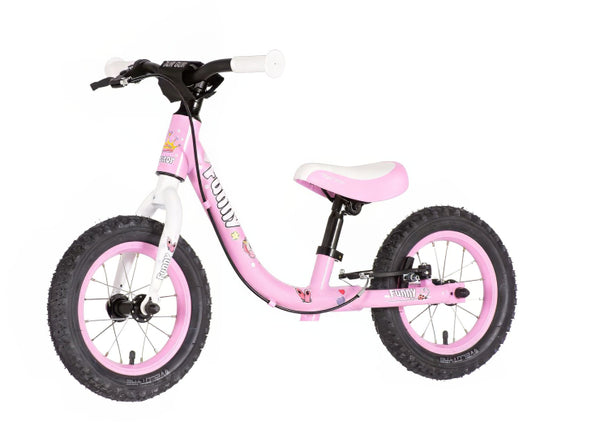 Bicikl kids visitor gur gur 12" alu 7" v-brake  95-115cm (12") roze