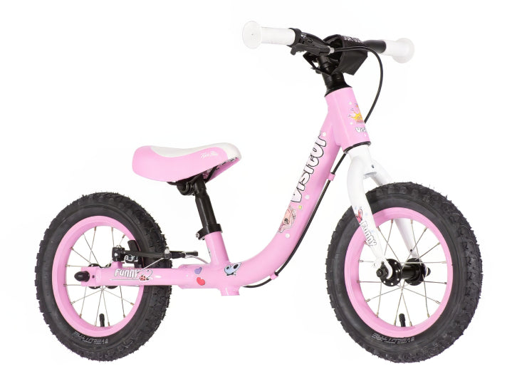 Bicikl kids visitor gur gur 12" alu 7" v-brake  95-115cm (12") roze