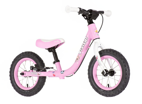 Bicikl kids visitor gur gur 12" alu 7" v-brake  95-115cm (12") roze
