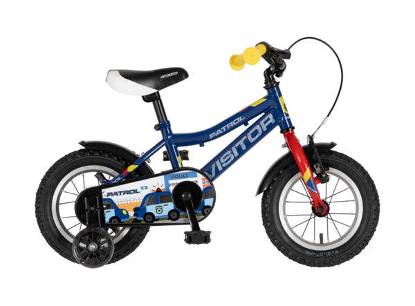 Bicikl kids visitor patrol 12" 8" v-brake  kontra 95-115cm (12") plavi perla