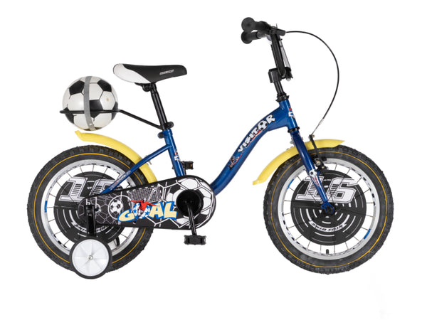 Bicikl kids visitor goal 16" 9" v-brake  kontra 105-125cm (16") plavi perla