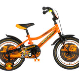 Bicikl kids visitor motocross 16" 9" v-brake  kontra 105-125cm (16") neon narandžasti uv, slika 2