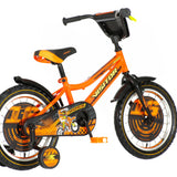 Bicikl kids visitor motocross 16" 9" v-brake  kontra 105-125cm (16") neon narandžasti uv, slika 3