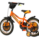 Bicikl kids visitor motocross 16" 9" v-brake  kontra 105-125cm (16") neon narandžasti uv, slika 4