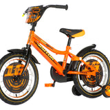 Bicikl kids visitor motocross 16" 9" v-brake  kontra 105-125cm (16") neon narandžasti uv, slika 5
