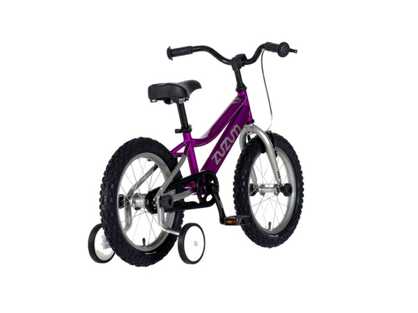 Bicikl kids zuzum 16" 9" v-brake kontra 105-125cm (16") ljubičasti sjaj uv