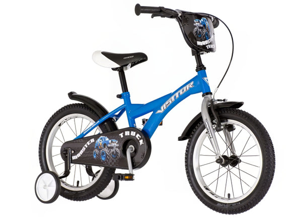 Bicikl kids visitor truck 16" 9" v-brake  kontra 105-125cm (16") plavi