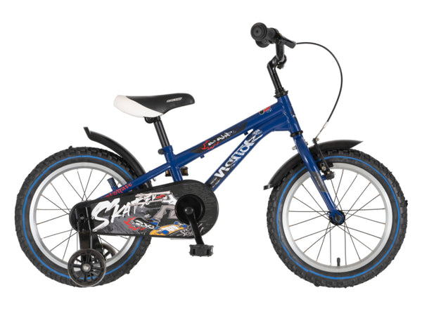 Bicikl kids visitor beatskate 16" 9" v-brake  kontra 105-125cm (16") plavi perla