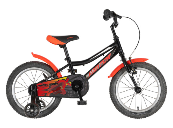 Bicikl kids visitor redstriker 16" 9" v-brake  kontra 105-125cm (16") crno crveni