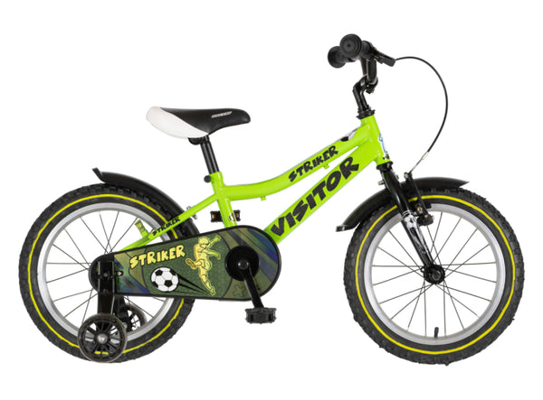 Bicikl kids visitor striker 16" 9" v-brake  kontra 105-125cm (16") zeleni neon