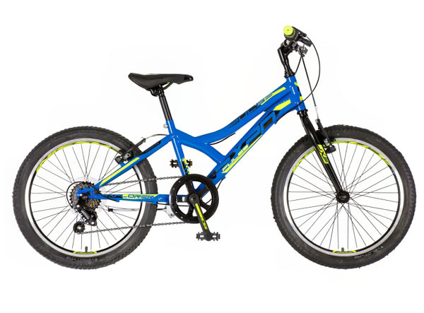 Bicikl junior 20 explorer spy 20" 11" v-brake  6 brzina 120-142cm (xxs) plavi  sjaj uv