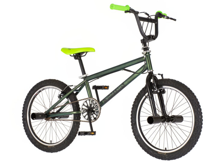Bicikl bmx scout bmx 20" 10" v-brake  142-165cm (s) zeleni perla