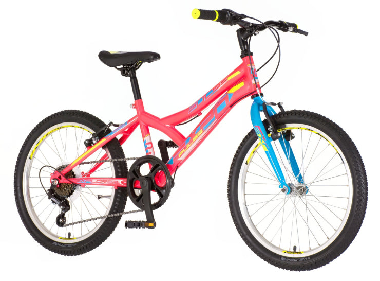 Bicikl junior 20 explorer spy 20" 11" v-brake  6 brzina 120-142cm (xxs) crveni