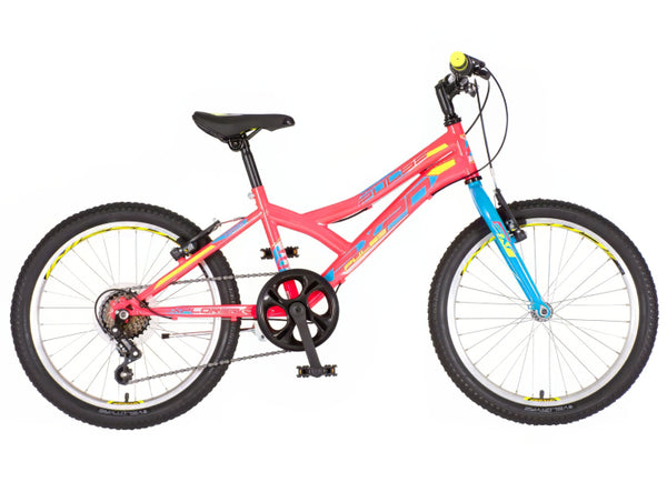 Bicikl junior 20 explorer spy 20" 11" v-brake  6 brzina 120-142cm (xxs) crveni