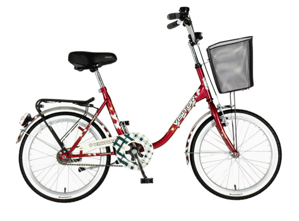 Bicikl city visitor lowland 20" 15" v-brake  kontra favorit 142-165cm (s) bordo