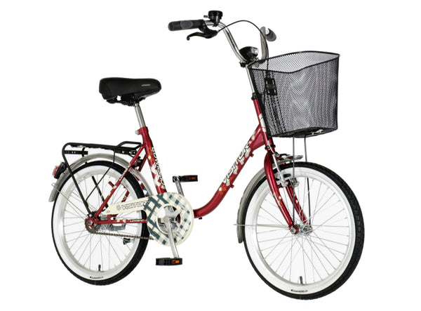 Bicikl city visitor lowland 20" 15" v-brake  kontra favorit 142-165cm (s) bordo