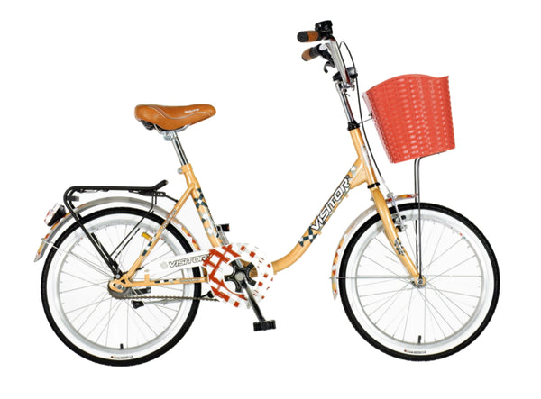 Bicikl city visitor lowland 20" 15" v-brake  kontra favorit 142-165cm (s) žuti