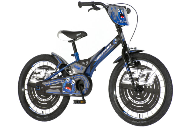 Bicikl kids visitor bluester 20" 10" v-brake  kontra 115-135cm (20") crno plavi perla