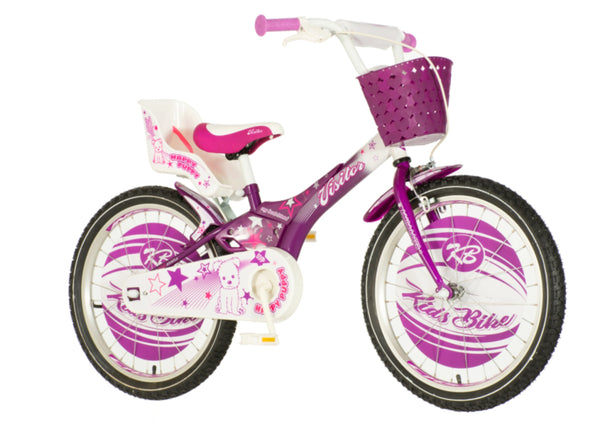 Bicikl kids visitor happy 20" 10" v-brake kontra 115-135cm (20") ljubičasti perla uv sjaj