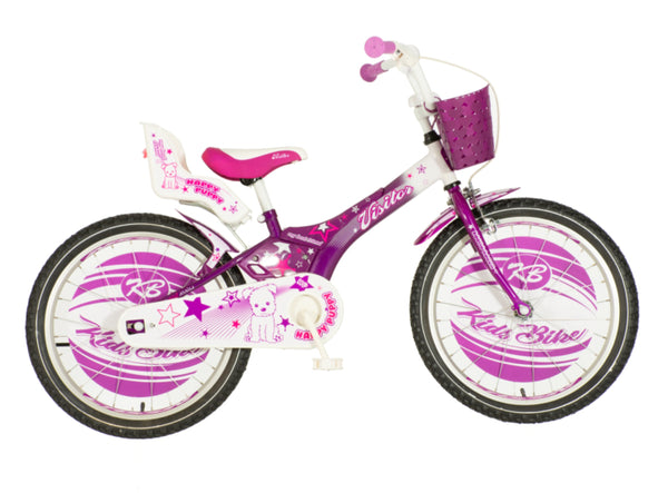 Bicikl kids visitor happy 20" 10" v-brake kontra 115-135cm (20") ljubičasti perla uv sjaj