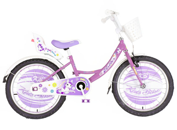 Bicikl kids visitor pony 20" 10" v-brake kontra 115-135cm (20") ljubičasti perla