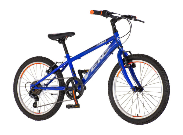 Bicikl junior 20 venssini parma 20" 11" v-brake  6 brzina 120-142cm (xxs) plavi