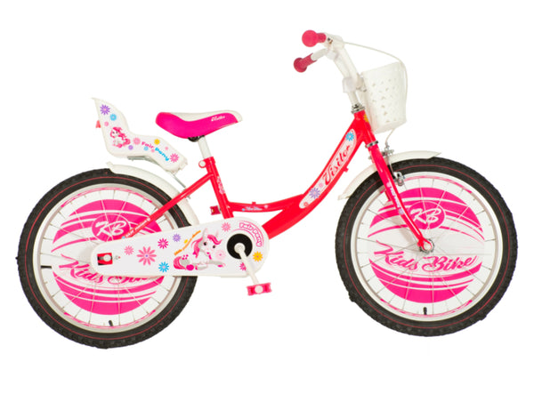 Bicikl kids visitor fairpony 20" 10" v-brake  kontra 115-135cm (20") crveni