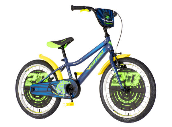 Bicikl kids visitor roboter 20" 10" v-brake  kontra 115-135cm (20") plavi perla