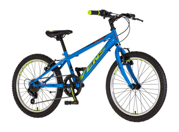 Bicikl junior 20 venssini parma 20" 11" v-brake  6 brzina 120-142cm (xxs) plavi