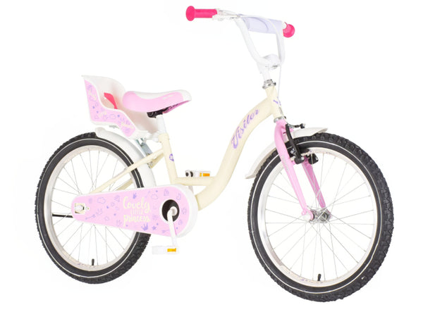 Bicikl kids visitor liloo 20" 10" v-brake  kontra 115-135cm (20") bež roze mat
