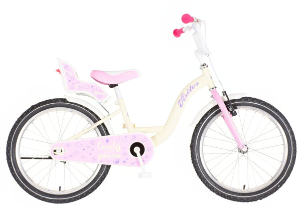 Bicikl kids visitor liloo 20" 10" v-brake  kontra 115-135cm (20") bež roze mat