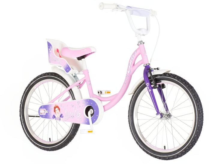 Bicikl kids visitor princess 20" 11" v-brake  kontra 115-135cm (20") roze