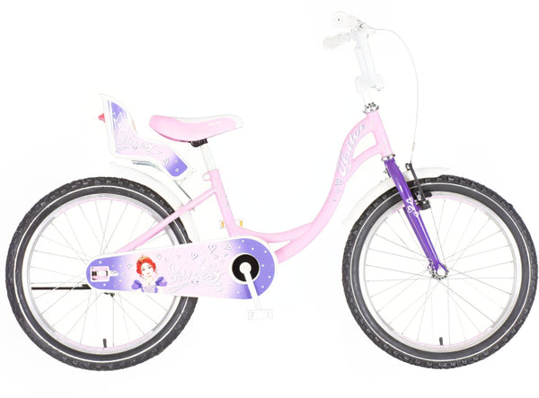Bicikl kids visitor princess 20" 11" v-brake  kontra 115-135cm (20") roze