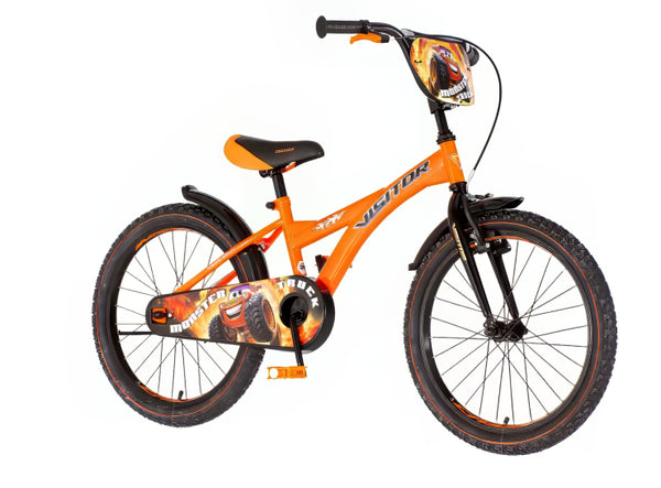 Bicikl kids visitor truck 20" 10" v-brake  kontra 115-135cm (20") neon narandžasti uv