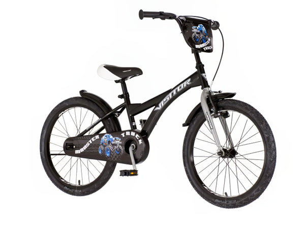 Bicikl kids visitor truck 20" 10" v-brake  kontra 115-135cm (20") crno sivi
