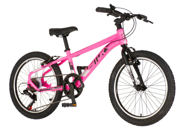 Bicikl junior 20 visitor radiance 20" 11" v-brake  6 brzina 120-142cm (xxs) roze