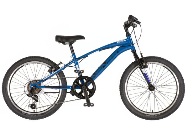 Bicikl junior 20 venssini arcadia 20" 11" v-brake  6 brzina 120-142cm (xxs) plavi perla